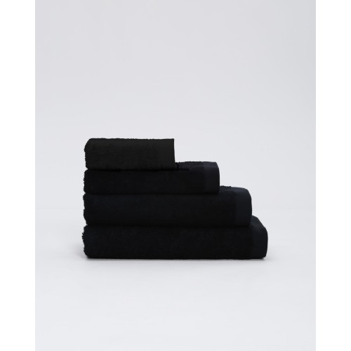 Βαμβακερή Μονόχρωμη Πετσέτα Joker 500gsm Λουτρού | 75x190cm Μαύρο