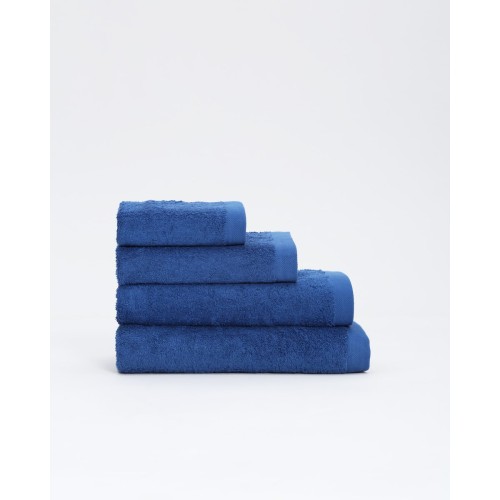 Βαμβακερή Μονόχρωμη Πετσέτα Joker 500gsm Λουτρού | 75x190cm Μπλε Σκούρο