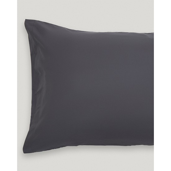 Ζεύγος Μαξιλαροθήκες Βαμβάκι Περκάλι Pallas 52x72cm 52x72cm Ανθρακί Ζεύγος Μαξιλαροθήκες Βαμβάκι Περκάλι Pallas 52x72cm 52x72cm Ανθρακί