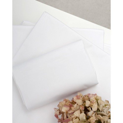 Ξενοδοχειακή Oxford Sateen Μαξιλαροθήκη Astor 52x72 5cm 52x72 5cm Άσπρο