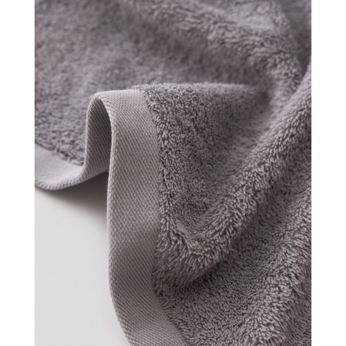 Βαμβακερή Πετσέτα Atlas 630gsm Λουτρού | 75x190cm Γκρι απαλό