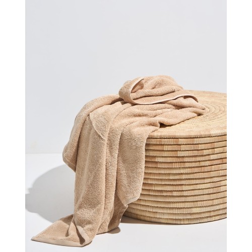 Βαμβακερή Πετσέτα Vat Nautical 500gsm Λουτρού | 80x160cm Μπεζ