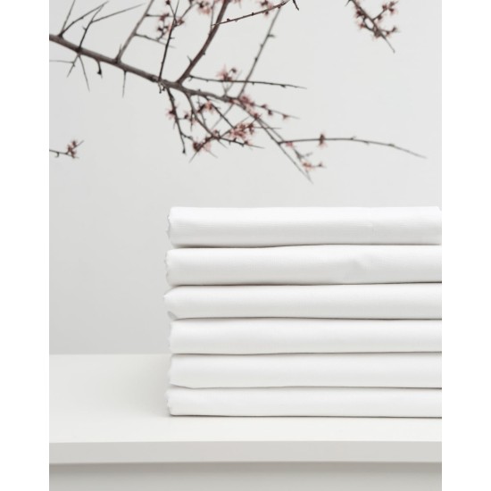 Παπλωματοθήκη Peak με Φερμουάρ Υπέρδιπλη (220x240cm) Άσπρο