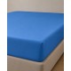 Microsilk Μονόχρωμο Σεντόνι με Λάστιχο Oscar 6 Αποχρώσεις Μονή (100x200 40cm) Μπλε