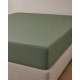 Microsilk Μονόχρωμο Σεντόνι με Λάστιχο Oscar 6 Αποχρώσεις Μονή (100x200 40cm) Χακί