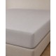 Microsilk Μονόχρωμο Σεντόνι με Λάστιχο Oscar 6 Αποχρώσεις Διπλή (140x200 40cm) Γκρι - Μπεζ