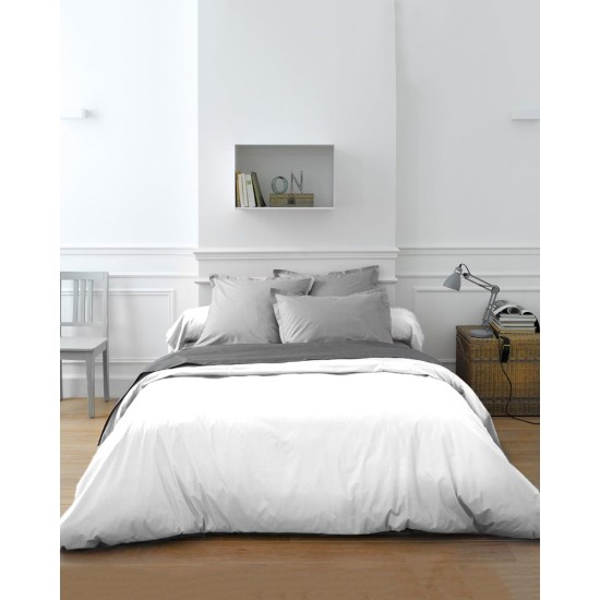Παπλωματοθήκη Pallas Μονή (160x240cm) Άσπρο Παπλωματοθήκη Pallas Μονή (160x240cm) Άσπρο