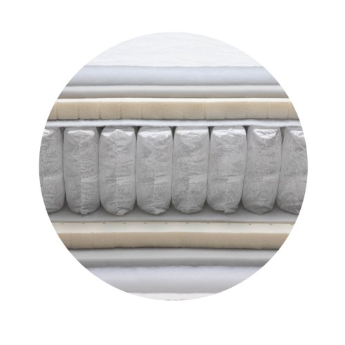 Ανατομικό Καπιτονέ Στρώμα Pocket με Αφρώδες Υλικό Jarrel 180x200 25cm Άσπρο Ανατομικό Καπιτονέ Στρώμα Pocket με Αφρώδες Υλικό Jarrel 180x200 25cm Άσπρο