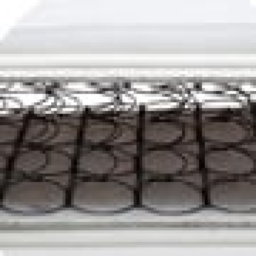 Καπιτονέ Στρώμα με Ενσωματωμένο Ανώστρωμα & Ελατήρια Bonnell Kandi 160x200 25cm Άσπρο