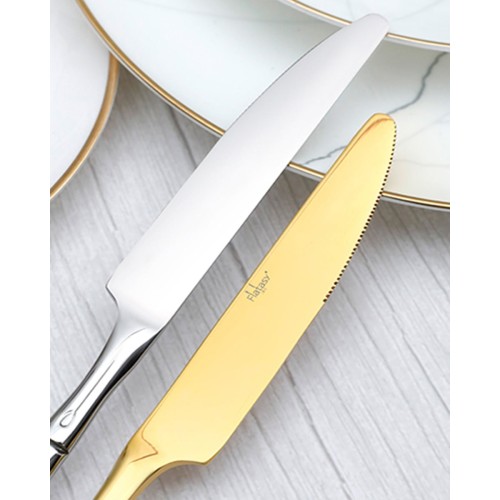 Ανοξείδωτο Μαχαίρι Φαγητού Λαβή Σχέδιο Bamboo Cami Ασημί