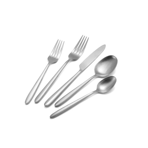 Ανοξείδωτο Μαχαίρι Φαγητού Ματ Υφή Demy Ασημί