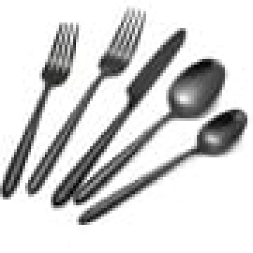 Ανοξείδωτο Κουτάλι Γλυκού Ματ Υφή Demy Μαύρο Ανοξείδωτο Κουτάλι Γλυκού Ματ Υφή Demy Μαύρο