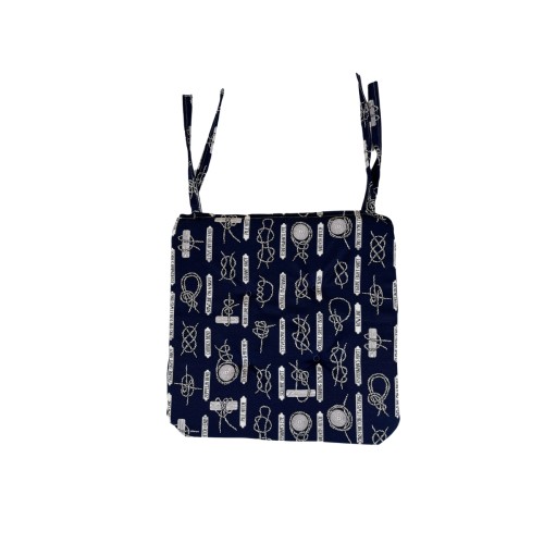 Λονέτα Τετράγωνο Μαξιλάρι Καρέκλας Nautica 45x45cm 45x45 2cm