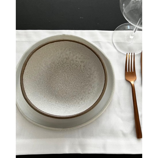 Σουπλά με Γαλλική Γωνία 2εκ. Restaurant Diagonale 30x50cm 30x50cm Άσπρο Σουπλά με Γαλλική Γωνία 2εκ. Restaurant Diagonale 30x50cm 30x50cm Άσπρο