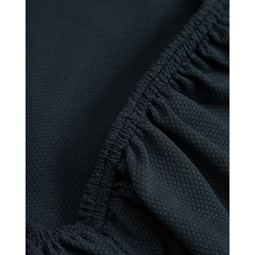 Ελαστικό Κάλυμμα Καρέκλας με Πλάτη Massimo Καρέκλα Ανθρακί