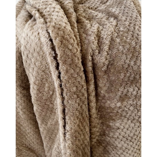Βελουτέ Κουβέρτα Ανάγλυφη Coral Fleece Minthi 150x210cm Μονή (150x210cm) Μπεζ Σκούρο Βελουτέ Κουβέρτα Ανάγλυφη Coral Fleece Minthi 150x210cm Μονή (150x210cm) Μπεζ Σκούρο