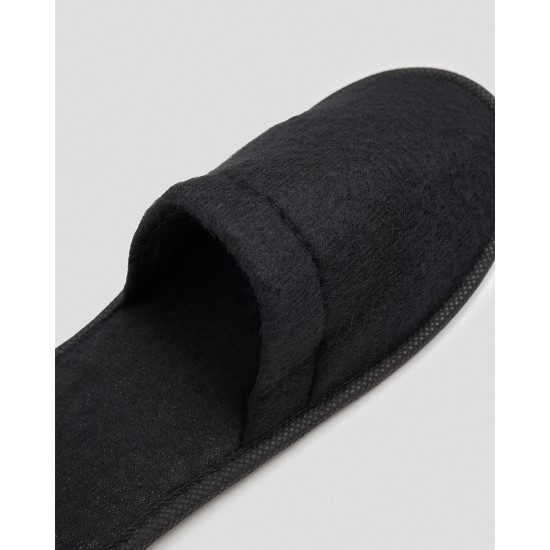 Πετσετέ Μαύρες Κλειστές Παντόφλες Slipper One Size Μαύρο Πετσετέ Μαύρες Κλειστές Παντόφλες Slipper One Size Μαύρο