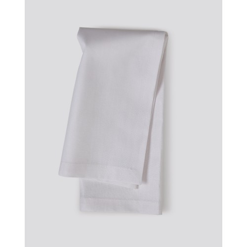 Λευκή Βαμβακερή Πετσέτα Φαγητού Γαλλική Γωνία Altea 54x54cm 54x54cm Άσπρο