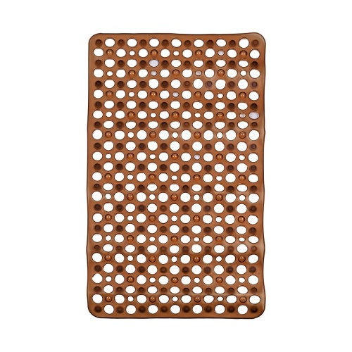 Αντιολισθητικό Πατάκι Μπανιέρας Ventosa 74x42cm Καφέ