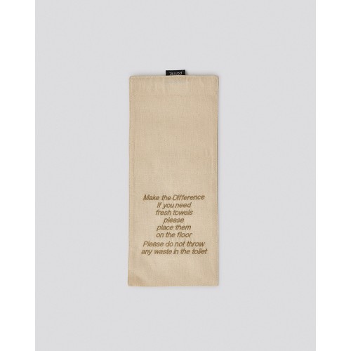 Υφασμάτινη Σήμανση Hospitality Fresh Towels 15x35cm One Size (15x35cm) Χρυσό