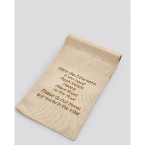 Υφασμάτινη Σήμανση Hospitality Fresh Towels 15x35cm One Size (15x35cm) Χρυσό