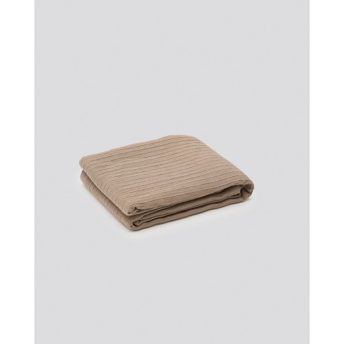 Ζακάρ Κουβέρτα Ανάγλυφη Ρίγα Esperinos Super Υπέρδιπλη Γκρι - Μπεζ