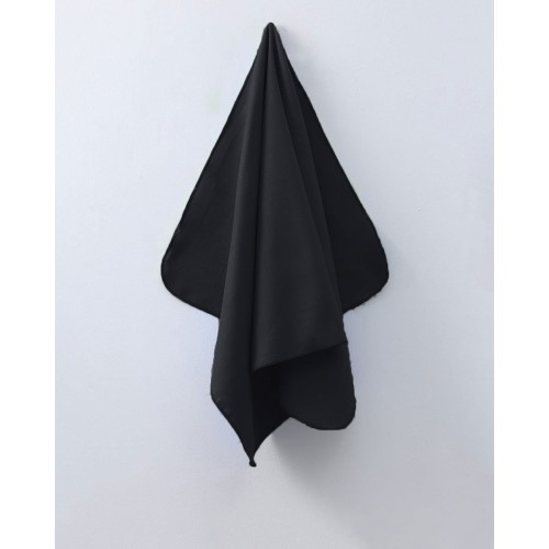 Αθλητική Πετσέτα Γυμναστηρίου σε 4 Αποχρώσεις Survivor Μπάνιου | 75x150cm Μαύρο