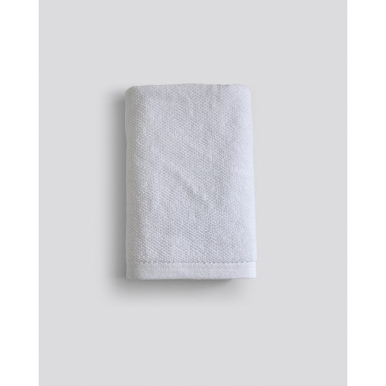 Βαμβακερή Λευκή Δίκλωνη Ξενοδοχειακή Πετσέτα Sorra Λουτρού | 90x160cm Άσπρο
