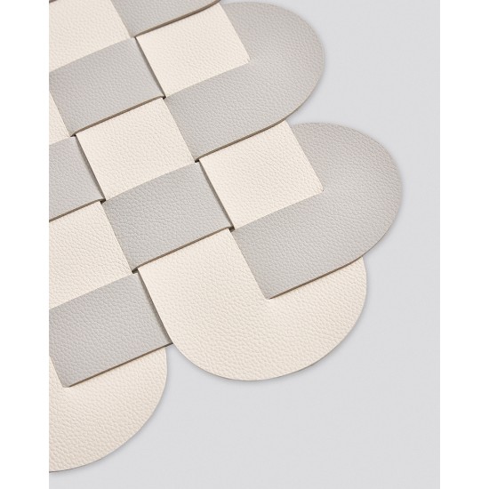 Δίχρωμο Πλεκτό Σουπλά από Δερματίνη Lorum Des.1 One Size (29x41cm) Εκρού Δίχρωμο Πλεκτό Σουπλά από Δερματίνη Lorum Des.1 One Size (29x41cm) Εκρού
