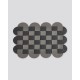 Δίχρωμο Πλεκτό Σουπλά από Δερματίνη Lorum Des.1 One Size (29x41cm) Ανθρακί Δίχρωμο Πλεκτό Σουπλά από Δερματίνη Lorum Des.1 One Size (29x41cm) Ανθρακί