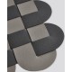 Δίχρωμο Πλεκτό Σουπλά από Δερματίνη Lorum Des.1 One Size (29x41cm) Ανθρακί Δίχρωμο Πλεκτό Σουπλά από Δερματίνη Lorum Des.1 One Size (29x41cm) Ανθρακί