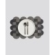 Δίχρωμο Πλεκτό Σουπλά από Δερματίνη Lorum Des.1 One Size (29x41cm) Ανθρακί Δίχρωμο Πλεκτό Σουπλά από Δερματίνη Lorum Des.1 One Size (29x41cm) Ανθρακί