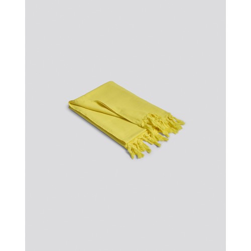 Βαμβακερή Πετσέτα Διπλής Όψης με Κρόσσια Klima σε 8 Αποχρώσεις 90x170cm Θαλάσσης | 90x170cm Κίτρινο
