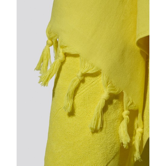 Βαμβακερή Πετσέτα Διπλής Όψης με Κρόσσια Klima σε 8 Αποχρώσεις 90x170cm Θαλάσσης | 90x170cm Κίτρινο