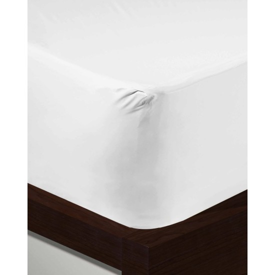 Σεντόνι με λάστιχο Pallas Υπέρδιπλη (160x200 35cm) Άσπρο