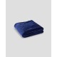 Βελουτέ Μονόχρωμη Κουβέρτα Voras Μονή (160x220cm) Μπλε Navy