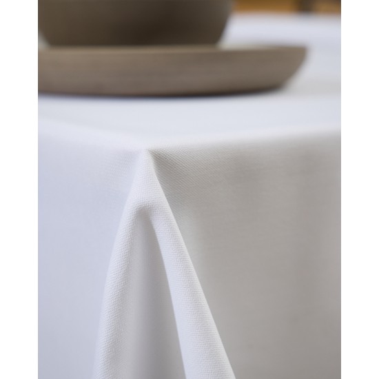 Μονόχρωμο Τραπεζομάντηλο Super Soft Julien σε 6 Αποχρώσεις 6 ατόμων Άσπρο
