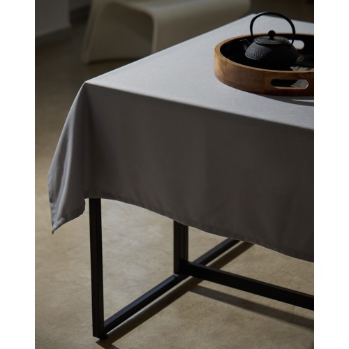 Μονόχρωμο Τραπεζομάντηλο Super Soft Julien σε 6 Αποχρώσεις 6 ατόμων Γκρι