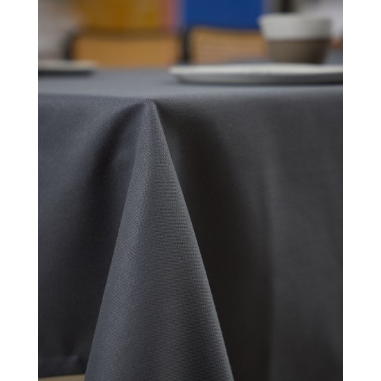 Μονόχρωμο Τραπεζομάντηλο Super Soft Julien σε 6 Αποχρώσεις 6 ατόμων Ανθρακί