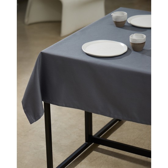 Μονόχρωμο Τραπεζομάντηλο Super Soft Julien σε 6 Αποχρώσεις 12 ατόμων Ανθρακί