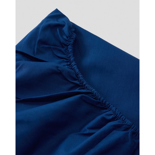 Βαμβακερό Blue Navy Σεντόνι με Λάστιχο Zonar Υπέρδιπλη (160x200 35cm) Μπλε Navy Βαμβακερό Blue Navy Σεντόνι με Λάστιχο Zonar Υπέρδιπλη (160x200 35cm) Μπλε Navy