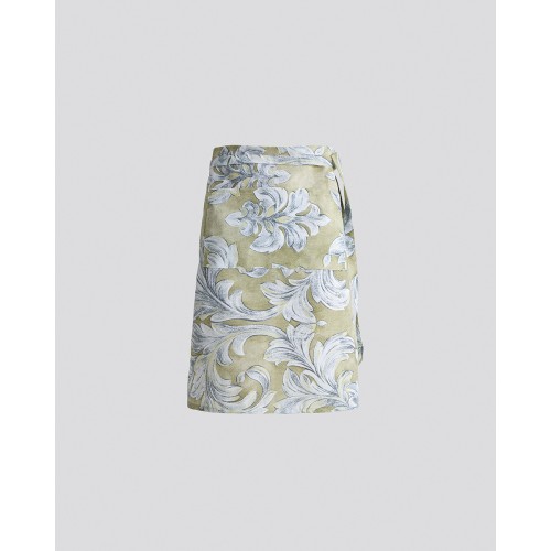 Εμπριμέ Ποδιά Μέσης με Τσέπη Prato Μέσης Πράσινο