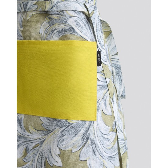 Εμπριμέ Ποδιά Μέσης με Κίτρινη Τσέπη Prato Μέσης (55x68cm)