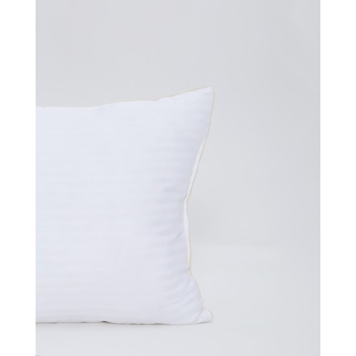 Σκληρό Μαξιλάρι Ύπνου με Μπεζ Ρέλι Studio 900gr 50x70cm 50x70cm Άσπρο