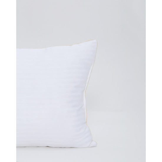 Σκληρό Μαξιλάρι Ύπνου με Μπεζ Ρέλι Studio 900gr 50x70cm 50x70cm Άσπρο