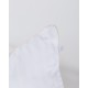Σκληρό Μαξιλάρι Ύπνου με Μπεζ Ρέλι Studio 900gr 50x70cm 50x70cm Άσπρο