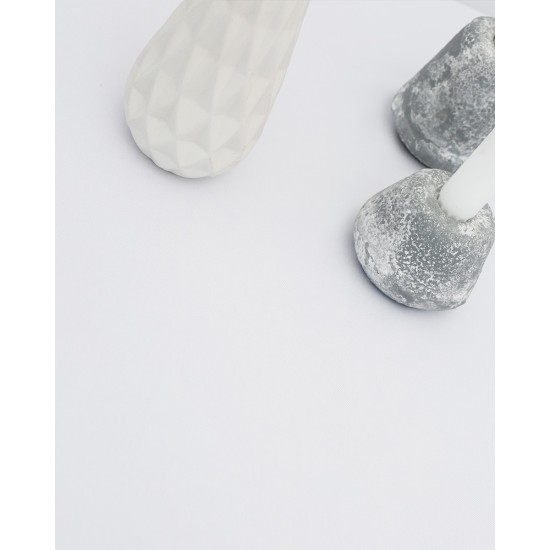 Μονόχρωμο Τραπεζομάντηλο Monaco σε 14 Αποχρώσεις. 4 ατόμων | 125x125cm Άσπρο