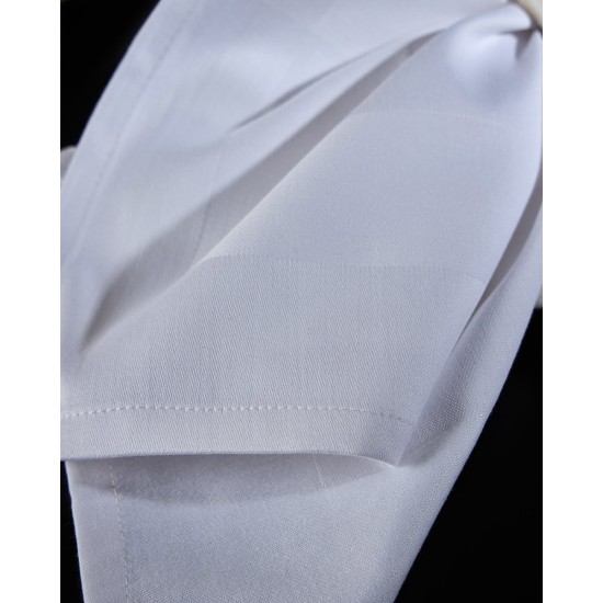 Βαμβακερή Πετσέτα Φαγητού Gourmet Plain 45x45cm 45x45cm Άσπρο