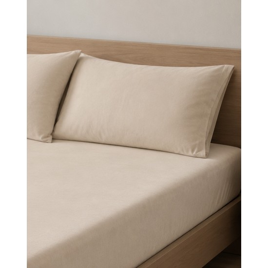 Απλή Βαμβακερή Μαξιλαροθήκη Περκάλι Indanthrene Dye Lodge 52x72cm 52x72cm Μπεζ Απλή Βαμβακερή Μαξιλαροθήκη Περκάλι Indanthrene Dye Lodge 52x72cm 52x72cm Μπεζ