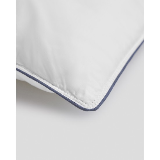 Βαμβακερό Περκάλι Σκληρό Μαξιλάρι Ύπνου Croft 2 Διαστάσεις 50x70cm Άσπρο